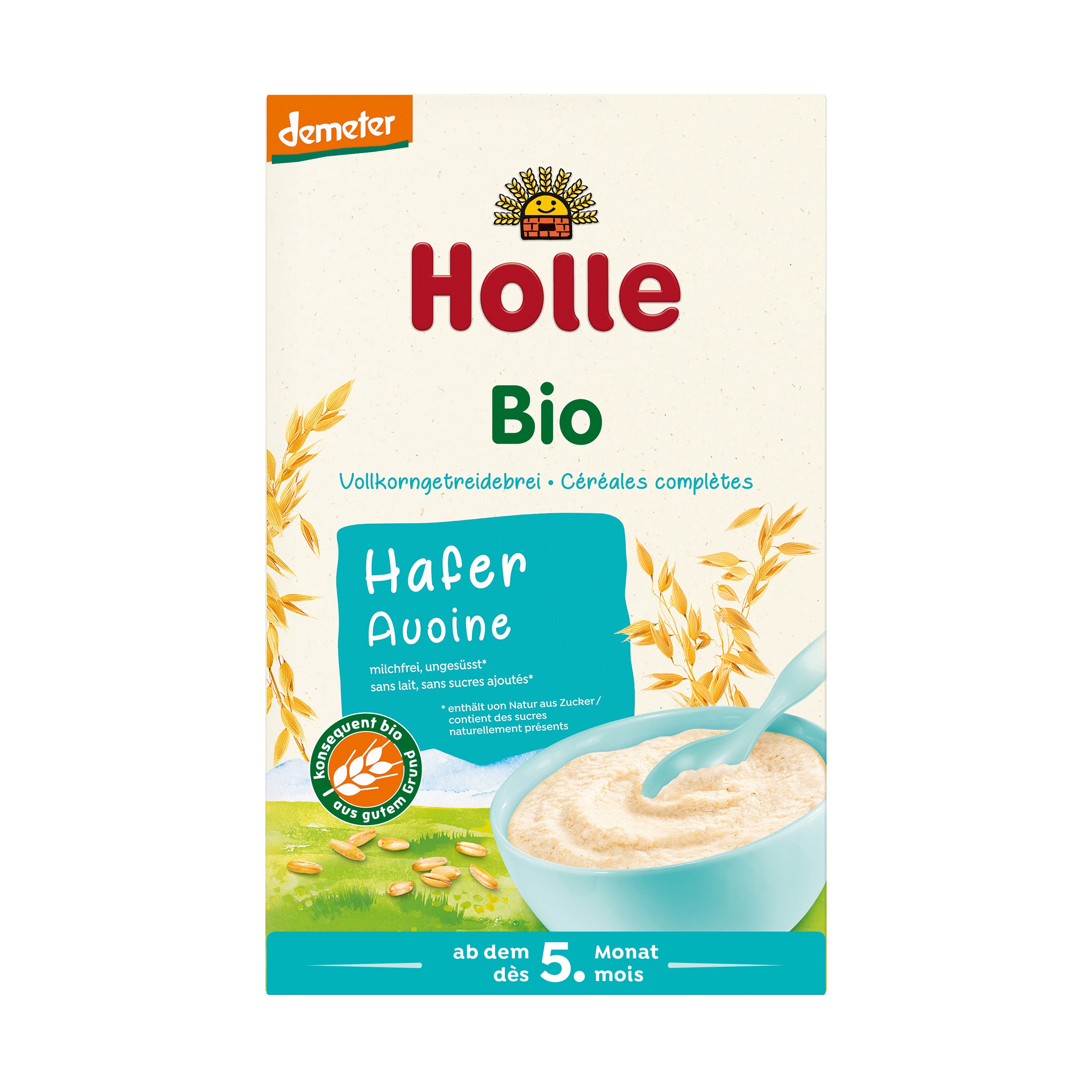 Image of Holle Babybrei Haferflocken Bio (250g)