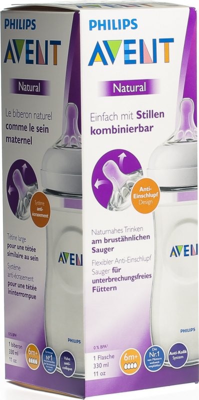 Image of Philips Avent Natural Flasche 330ml (1 Stk)