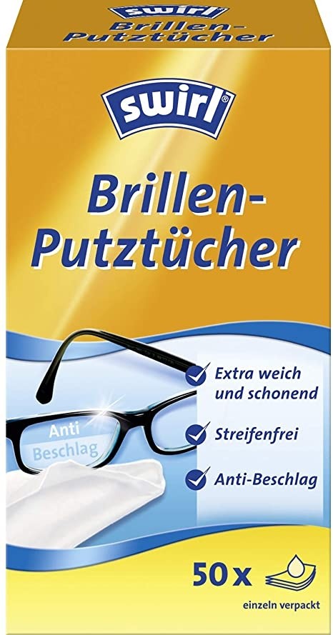 Image of Swirl Clean Glasses Brillen-Putztücher (50 Stk)