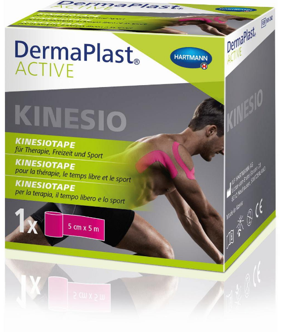 Image of DermaPlast Active Kinesiotape pink (5cm x 5m)