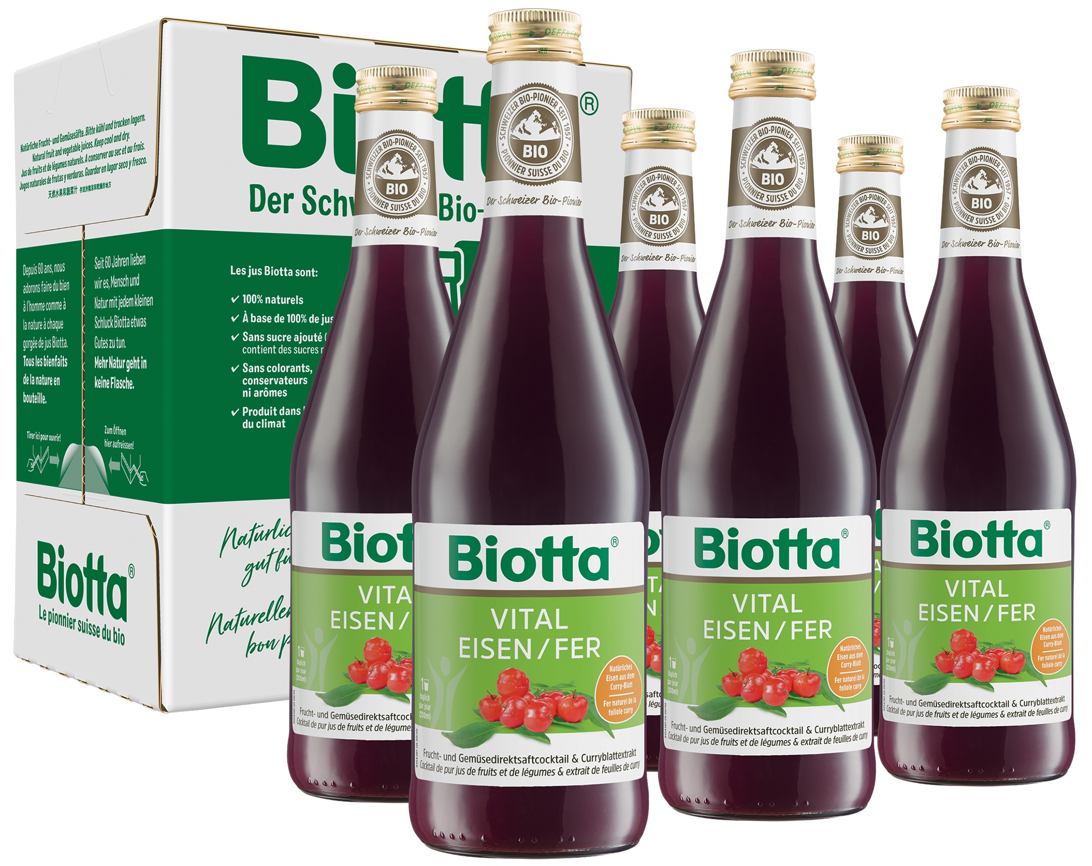Image of Biotta Bio Vital Eisen (6x5dl)