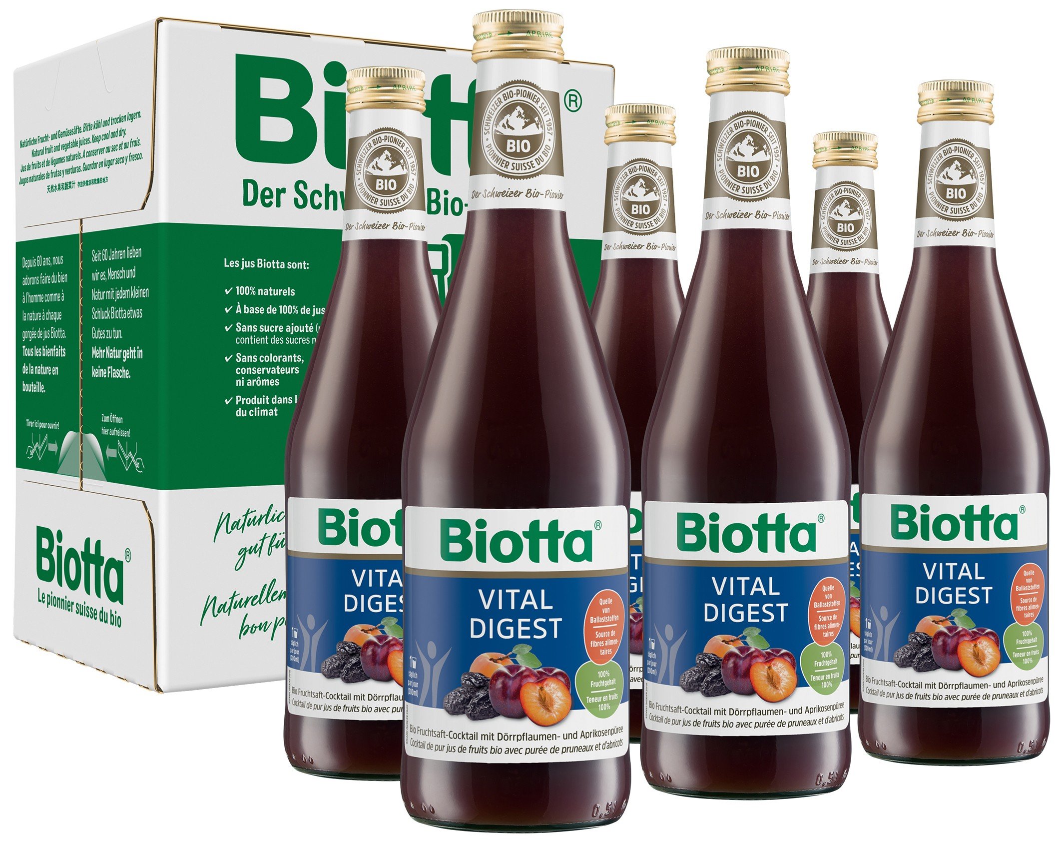 Image of Biotta Vital Digest Bio (6x500ml)