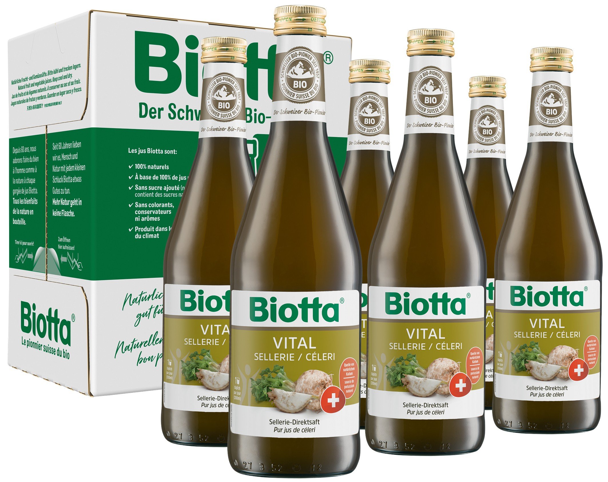 Image of Biotta Vital Sellerie Bio (6x500ml)