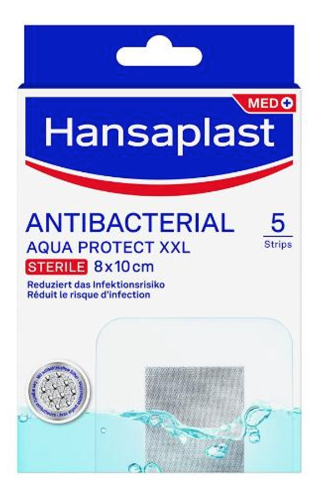 Image of Hansaplast MED Antibacterial Aqua Protect XXL (5 Stk)