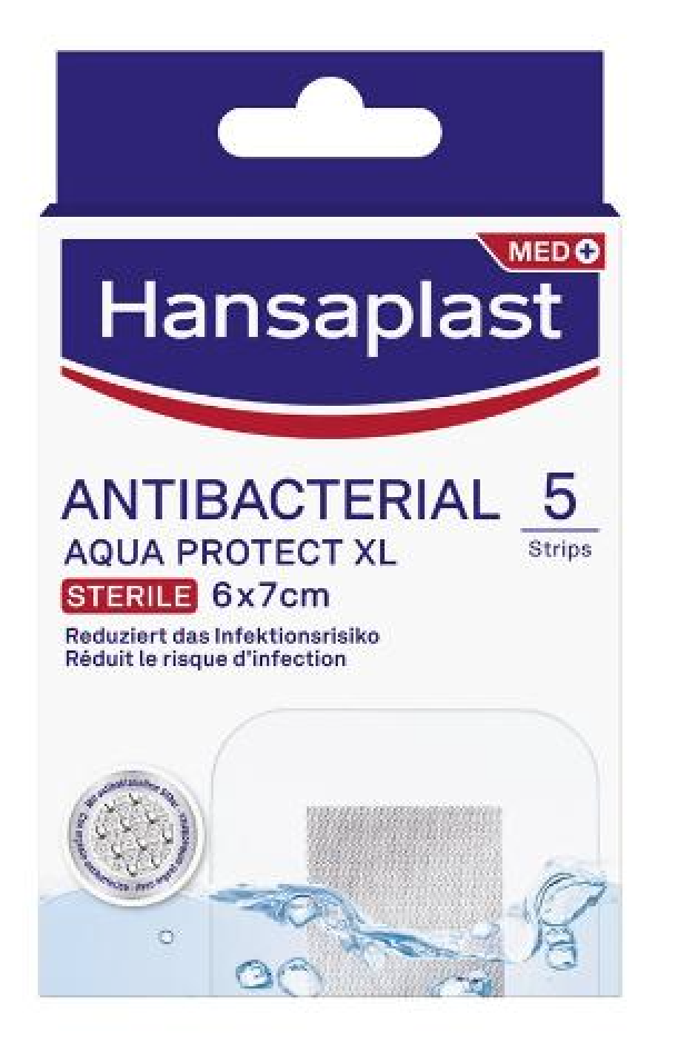 Image of Hansaplast MED Antibacterial Aqua Protect XL (5 Stk)