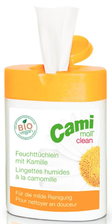 Image of Cami-moll clean Feuchttücher Click-Box (40 Stk)