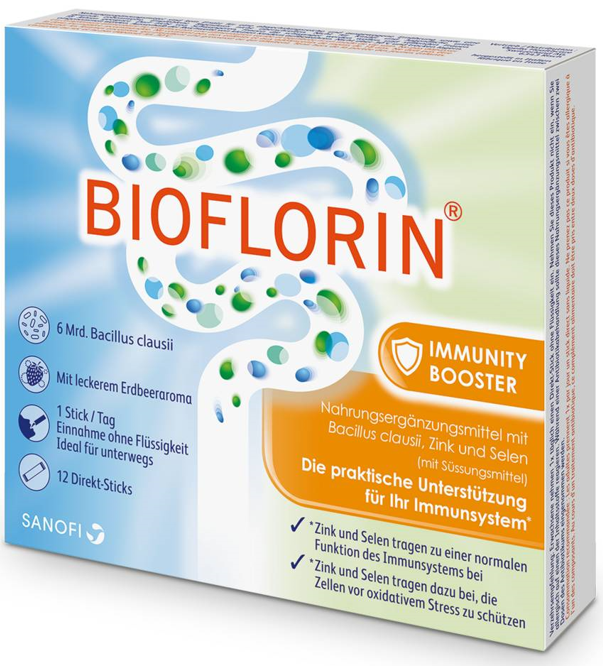 Image of Bioflorin Immunity Booster Pulver Sticks (12 Stk)
