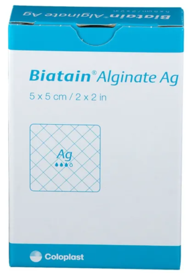 Image of Biatain Alginate Ag 5x5cm (10 Stk)