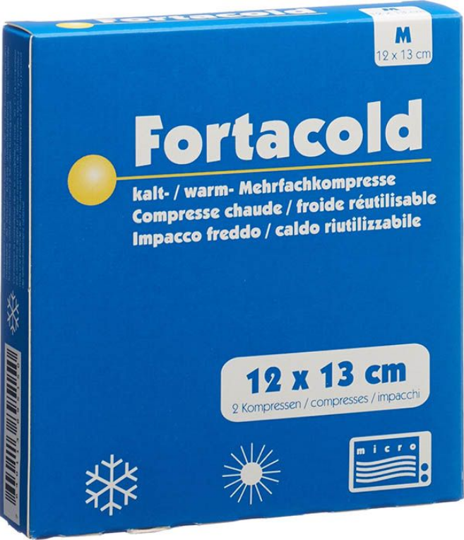 Image of Fortacold Kalt-Warm Mehrfachkompresse 12x13cm (2 Stk)