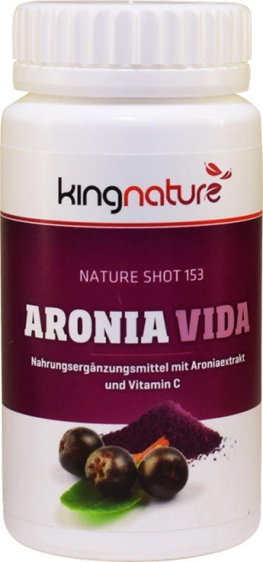 Image of kingnature Aronia Vida Extrakt Kapseln 500mg (100 Stk)