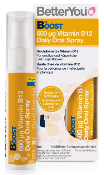 Image of BetterYou B12 Boost 600µg Daily Oral Spray (25ml)