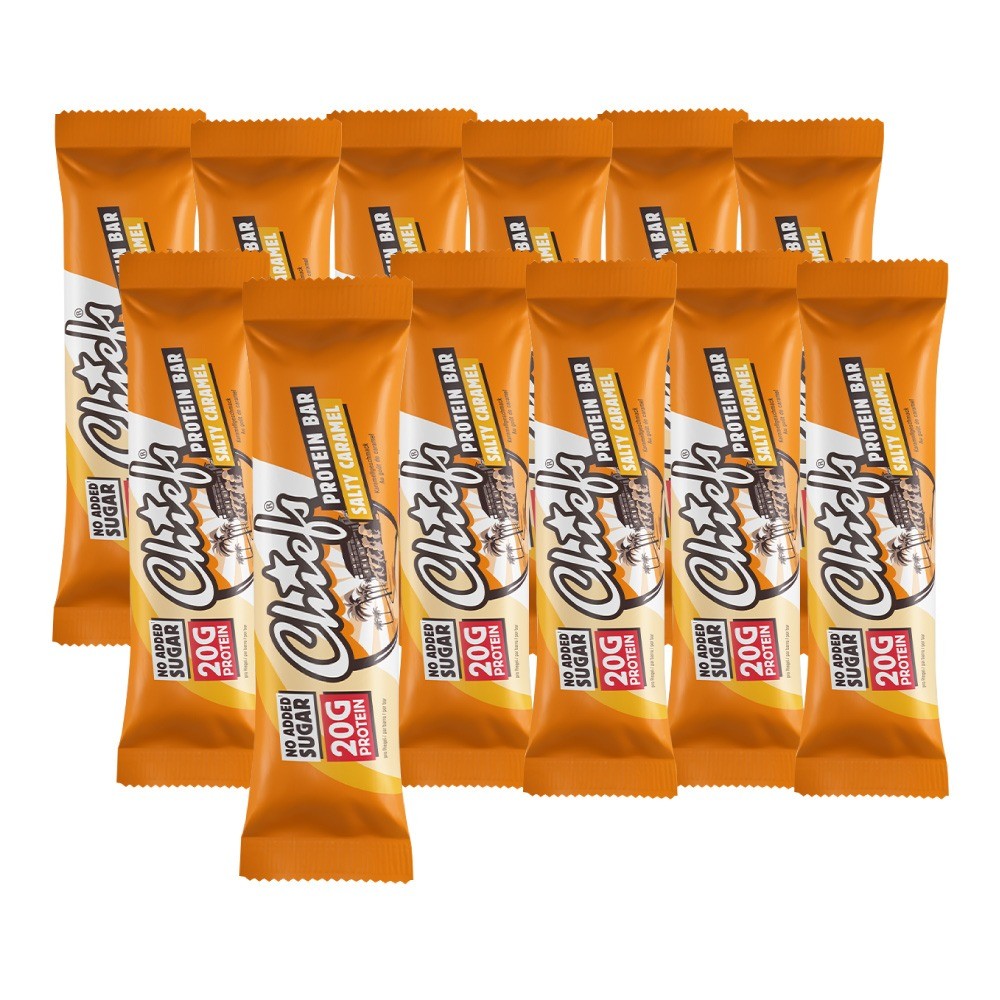 Image of Chiefs Protein Bar Salty Caramel (12 x 55g)