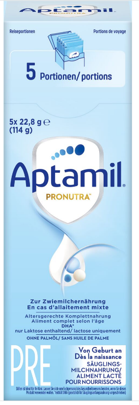 Image of Aptamil Pronutra PRE Portion (114g)
