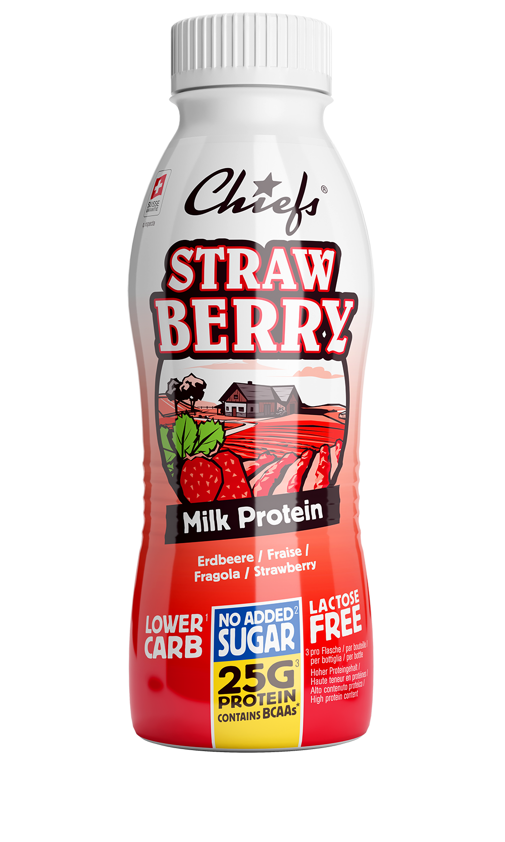 Image of Chiefs Milk Protein Strawberry (330ml)