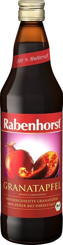 Image of Rabenhorst Granatapfel Muttersaft Bio neu Flasche (750ml)