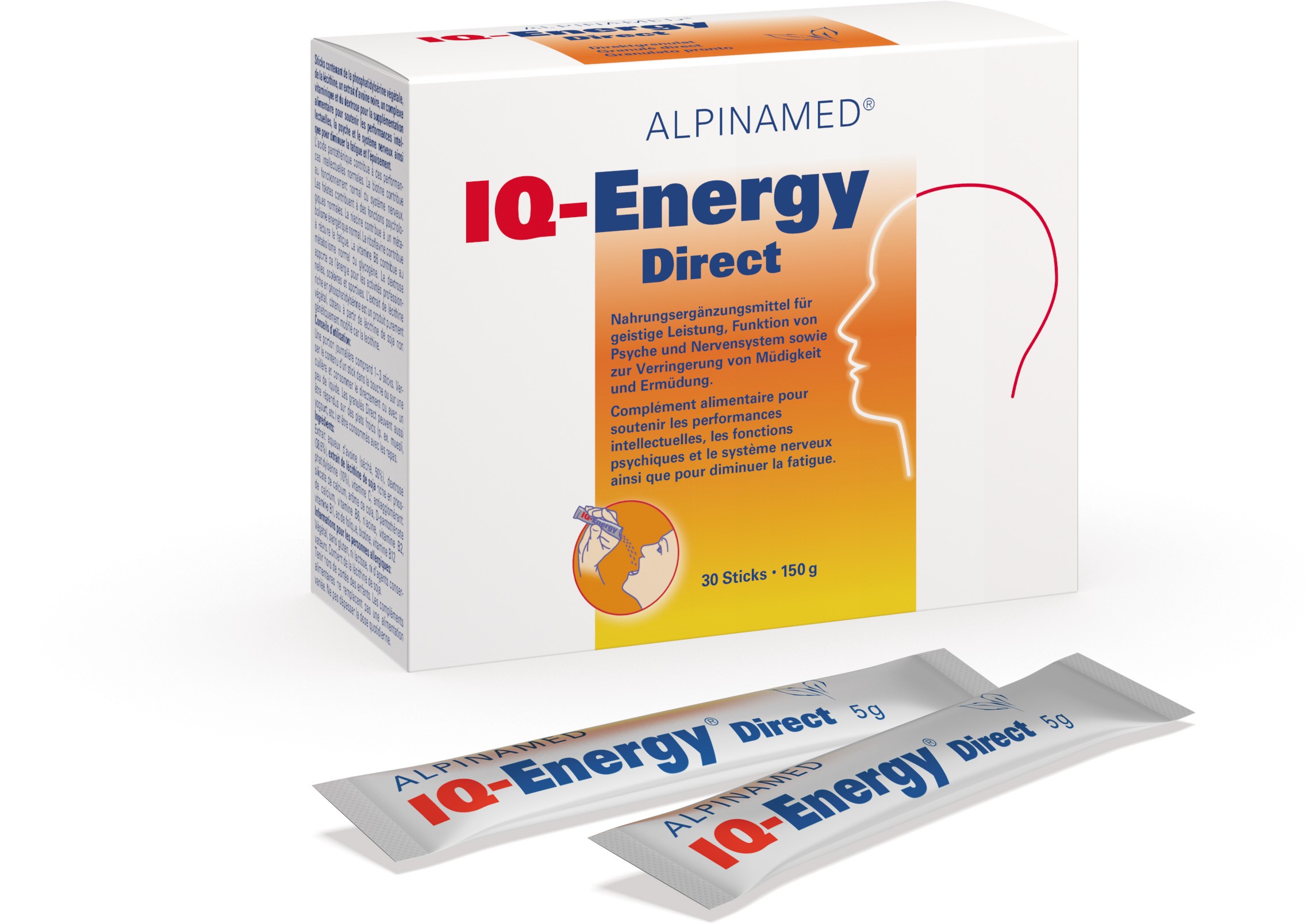 Image of Alpinamed IQ-Energy Direct Sticks (30x5g)
