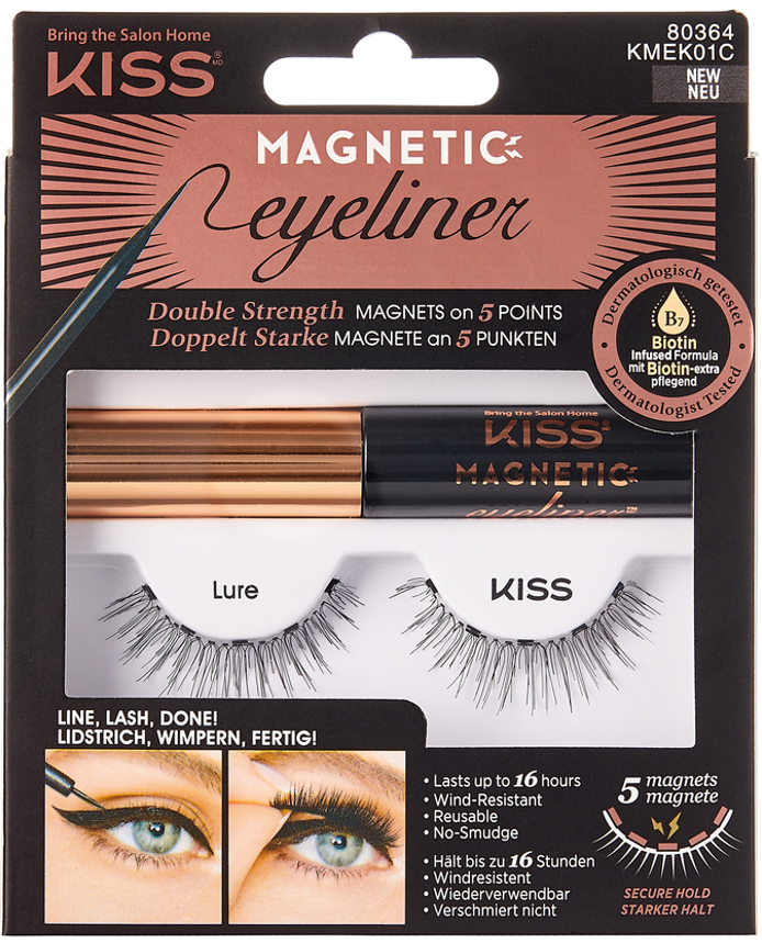 Image of Kiss Magnetic Eyeliner & Lash Kit Lure (1 Stk)