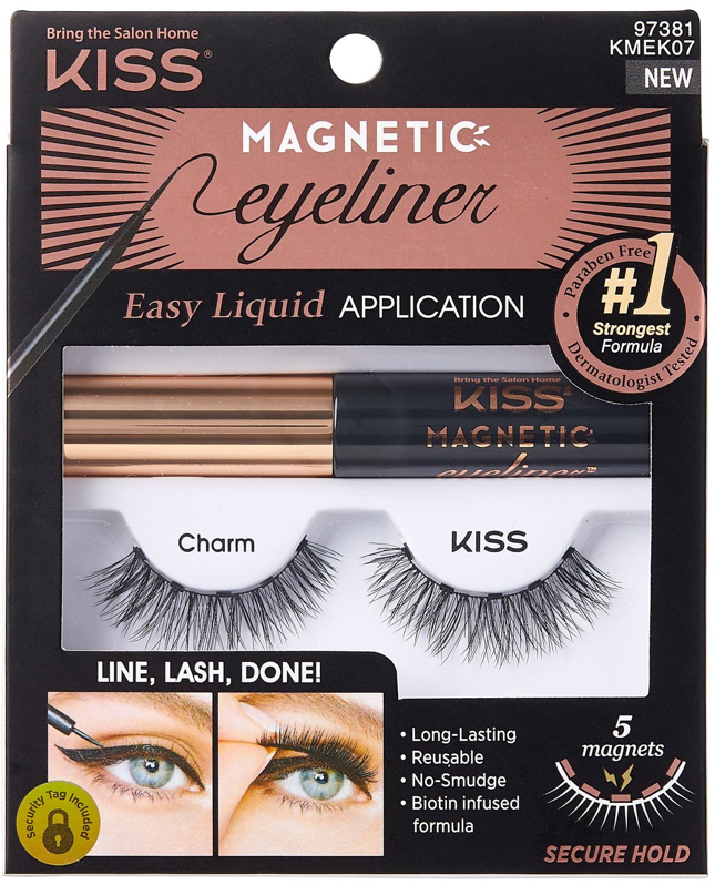 Image of Kiss Magnetic Eyeliner & Lash Kit Charm (1 Stk)