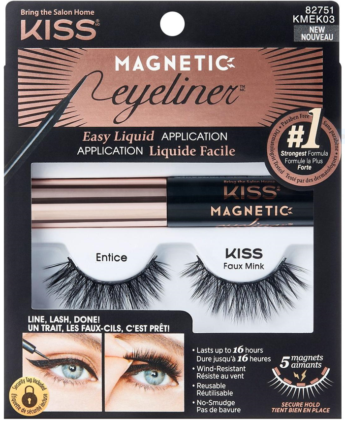 Image of Kiss Magnetic Eyeliner & Lash Kit Entice (1 Stk)