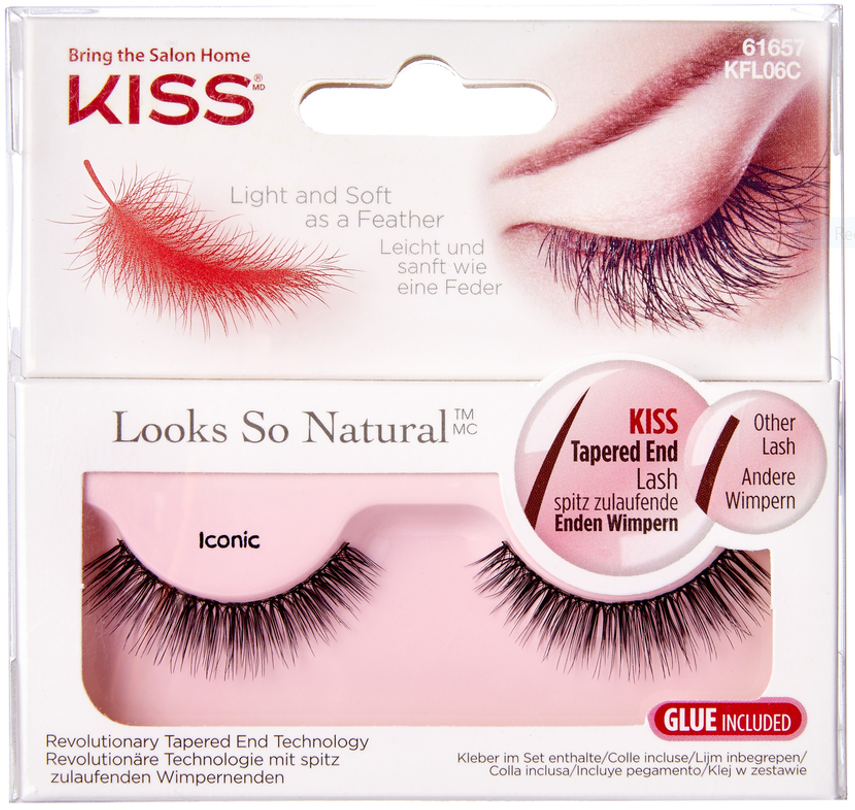 Image of Kiss Look So Natural Lashes Iconic (1 Stk)