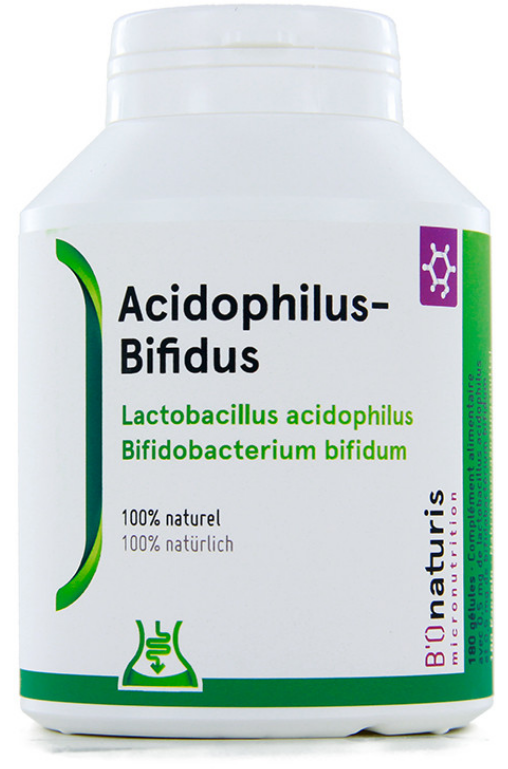 Image of BIOnaturis Acidophilus-Bifidus Kapseln 0.5+0.5mg (180 Stk)