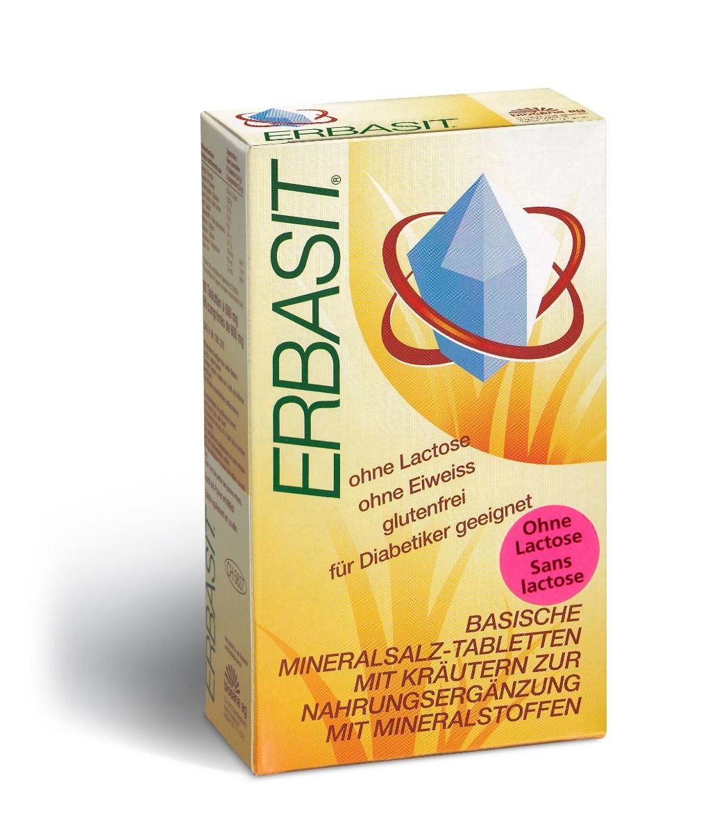 Image of Erbasit Mineralsalz Tabletten ohne Lactose (90 Stk)