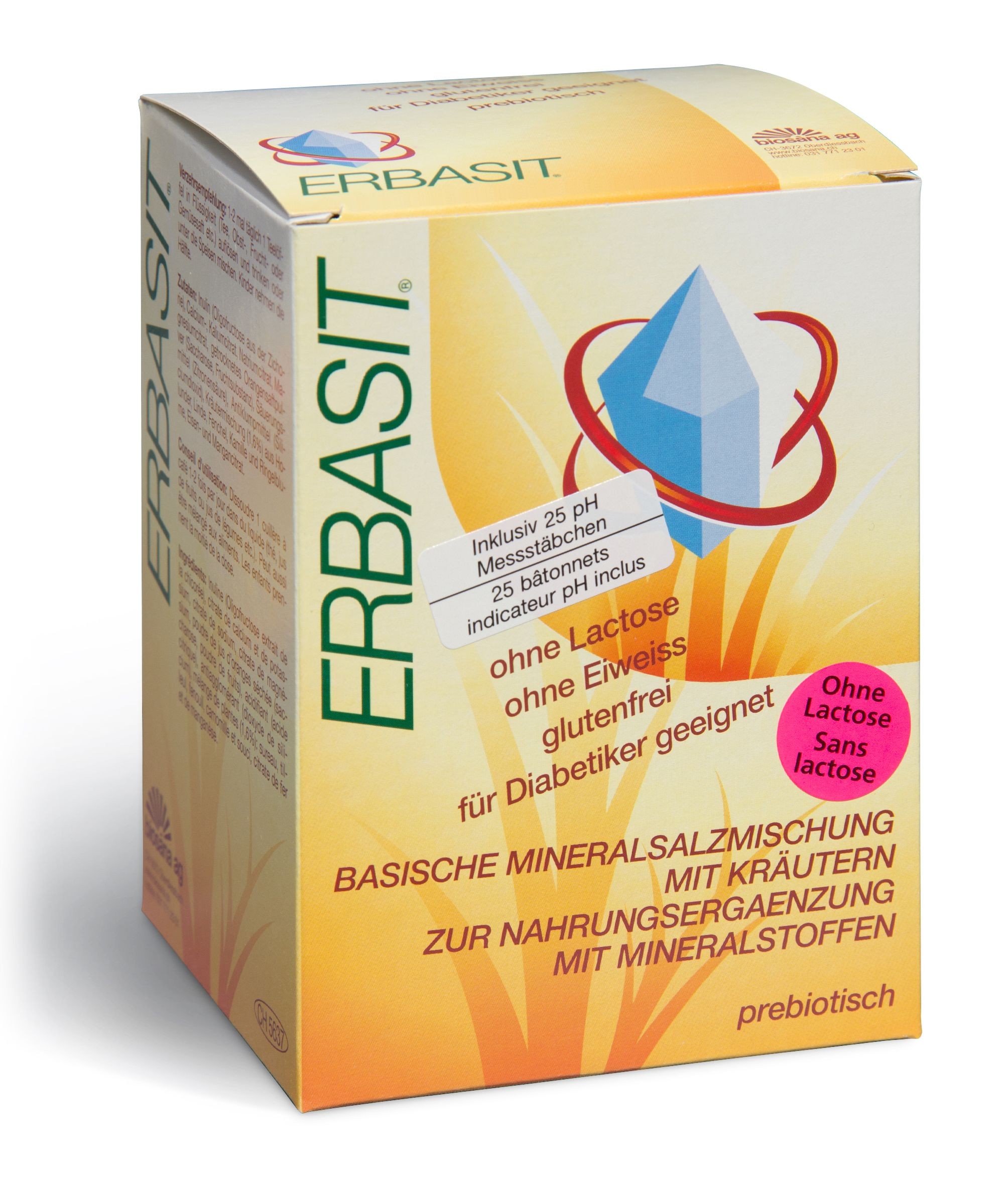 Image of Erbasit Mineralsalz Pulver ohne Lactose (240g)