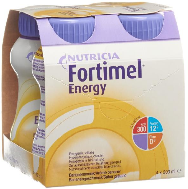 Image of Fortimel Energy Banane (4x200ml)