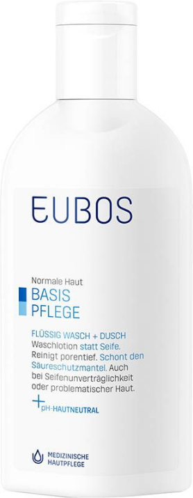 Image of EUBOS Seife liquide unparfümiert blau (200ml)