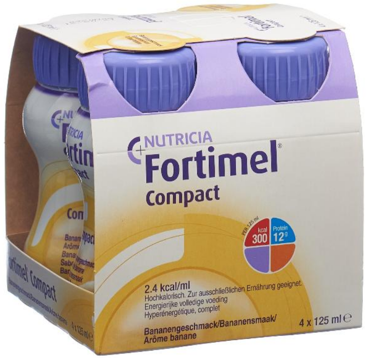 Image of Fortimel Compact Banane (4x125ml)