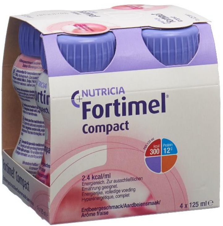 Image of Fortimel Compact Erdbeere (4x125ml)