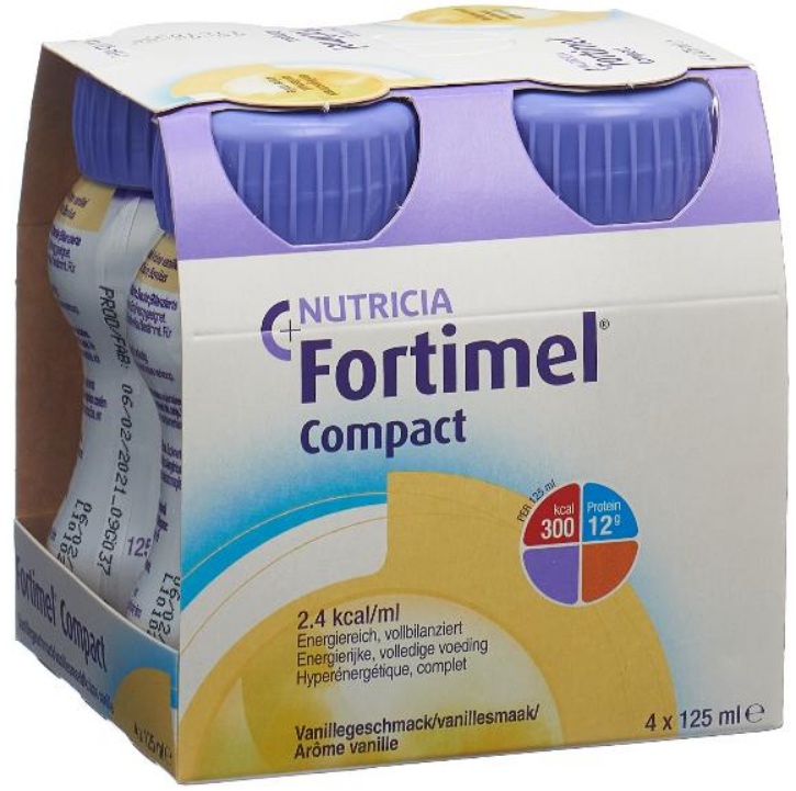 Image of Fortimel Compact Vanille (4x125ml)