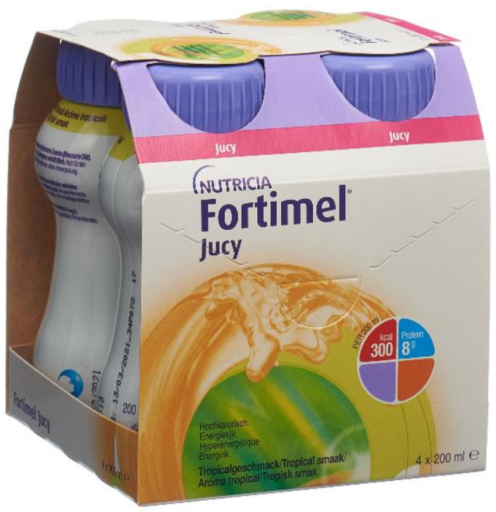 Image of Fortimel Jucy Tropical (4x200ml)
