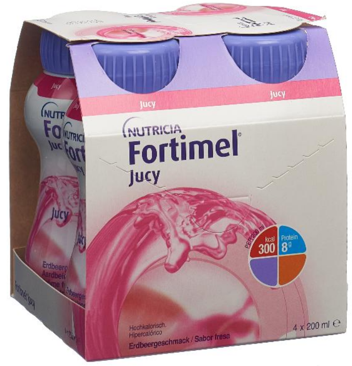 Image of Fortimel Jucy Erdbeere (4x200ml)