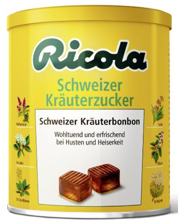 Image of Ricola Kräuterzucker Bonbons Dose (250g)