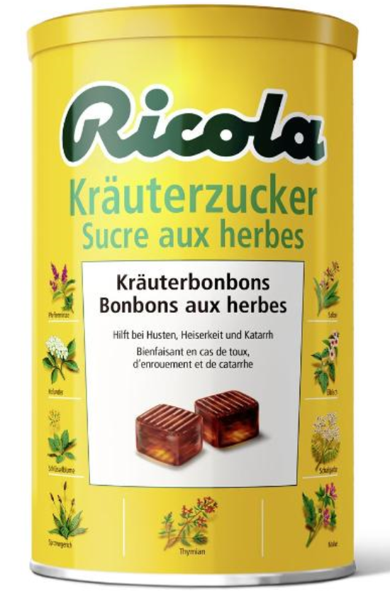 Image of Ricola Kräuterzucker Bonbons Dose (400g)