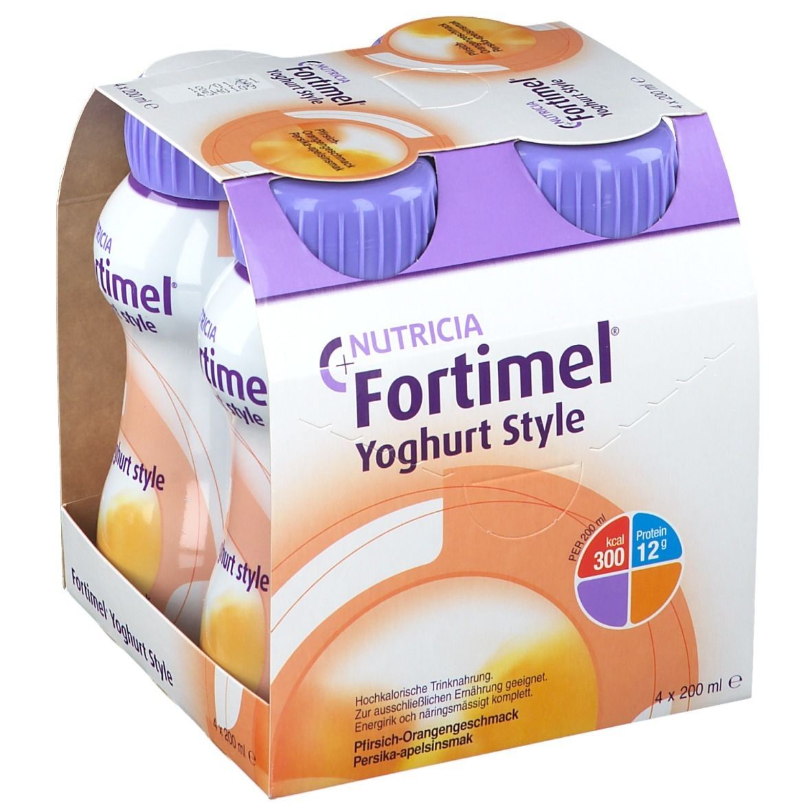Image of Fortimel Yoghurt style Pfirsich-Orange (4x200ml)