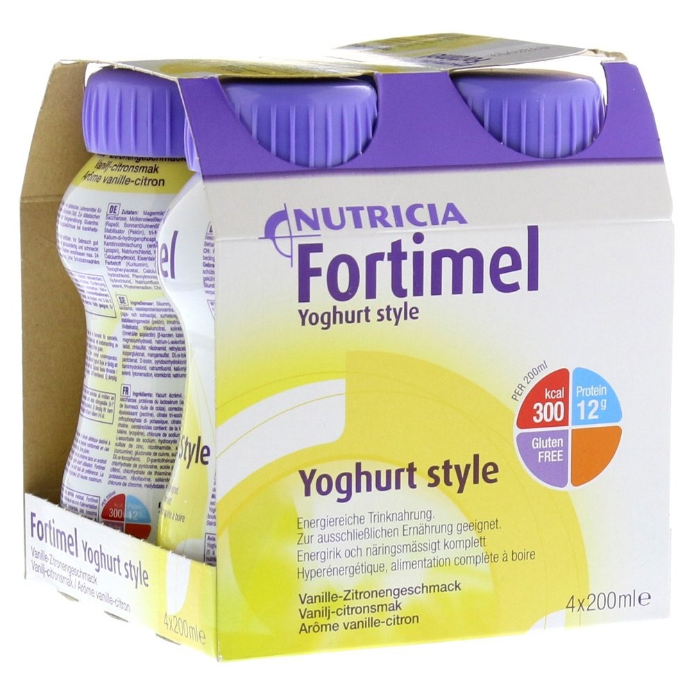Image of Fortimel Yoghurt style Vanille-Zitrone (4x200ml)