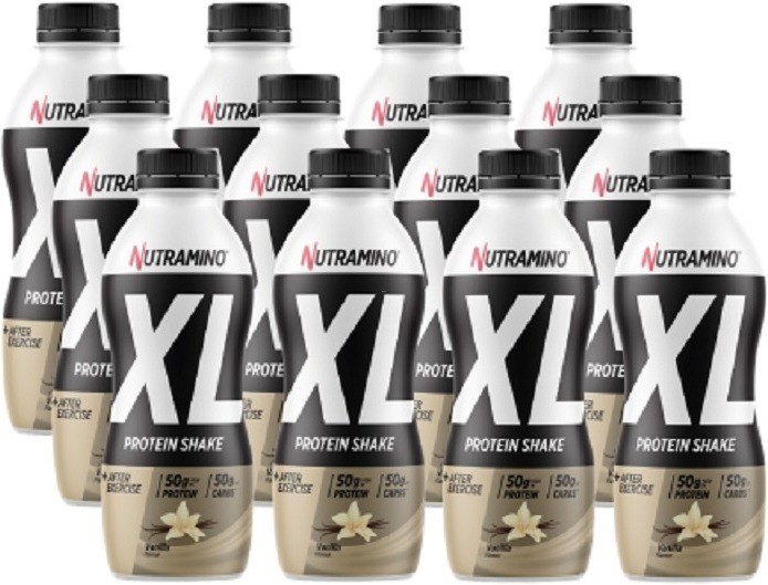Image of NUTRAMINO Protein XL Recovery Shake Vanille (12x500ml)