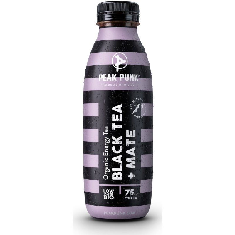 Image of PEAK PUNK Bio Energy Black Tea & Mate Flasche (50cl)