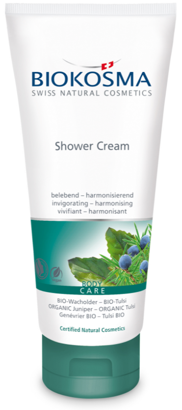 Image of Biokosma Shower Creme Bio-Wacholder - Bio-Tulsi (200ml)