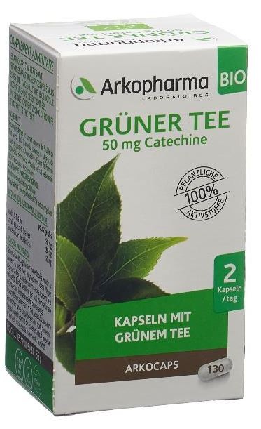 Image of ARKOCAPS Grüner Tee Bio Kapseln (130 Stk)