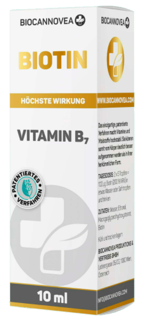 Image of BIOCANNOVEA Biotin Vitamin B7 (10ml)