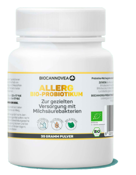 Image of BIOCANNOVEA Bio-Probiotikum Pulver Allerg (35g)