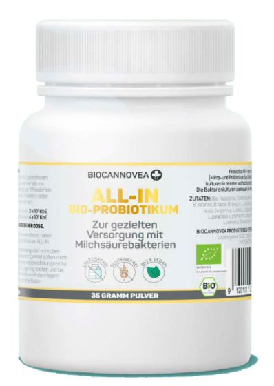 Image of BIOCANNOVEA Bio-Probiotikum Pulver All-In (35g)