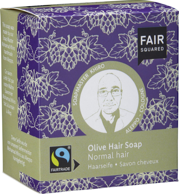 Image of FAIR SQUARED Olive Hair Soap (2x80g)
