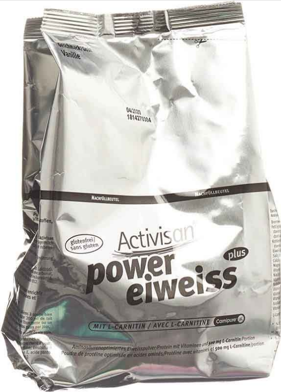 Image of Activisan Power Eiweiss mit L-Carnitin Vanille (500g)
