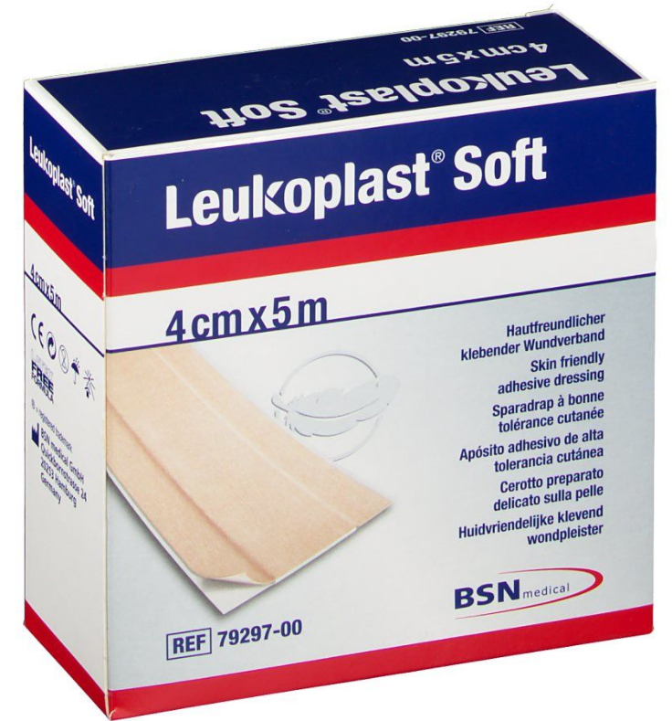 Image of Leukoplast Soft 4cmx5m Rolle (1 Stk)