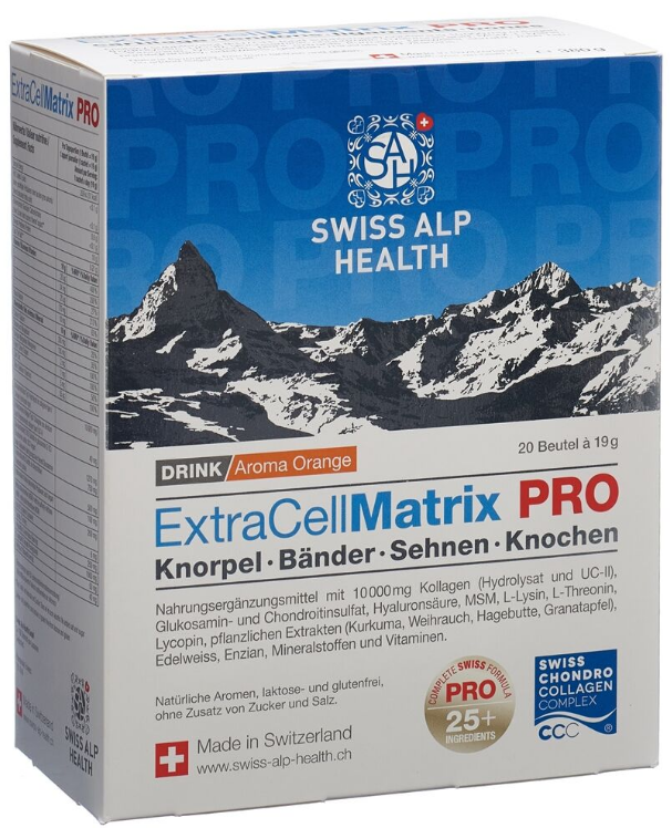 Image of Swiss Alp Health ExtraCellMatrix PRO Drink (20 Stk)
