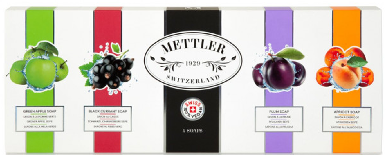 Image of Mettler Set mit 4 Fruchtseifen (4x100g)